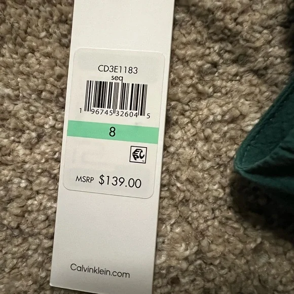 NEW CALVIN KLEIN SLEEVELESS WIDE LEGS CROP JUMPSUIT - Picture 4 of 4